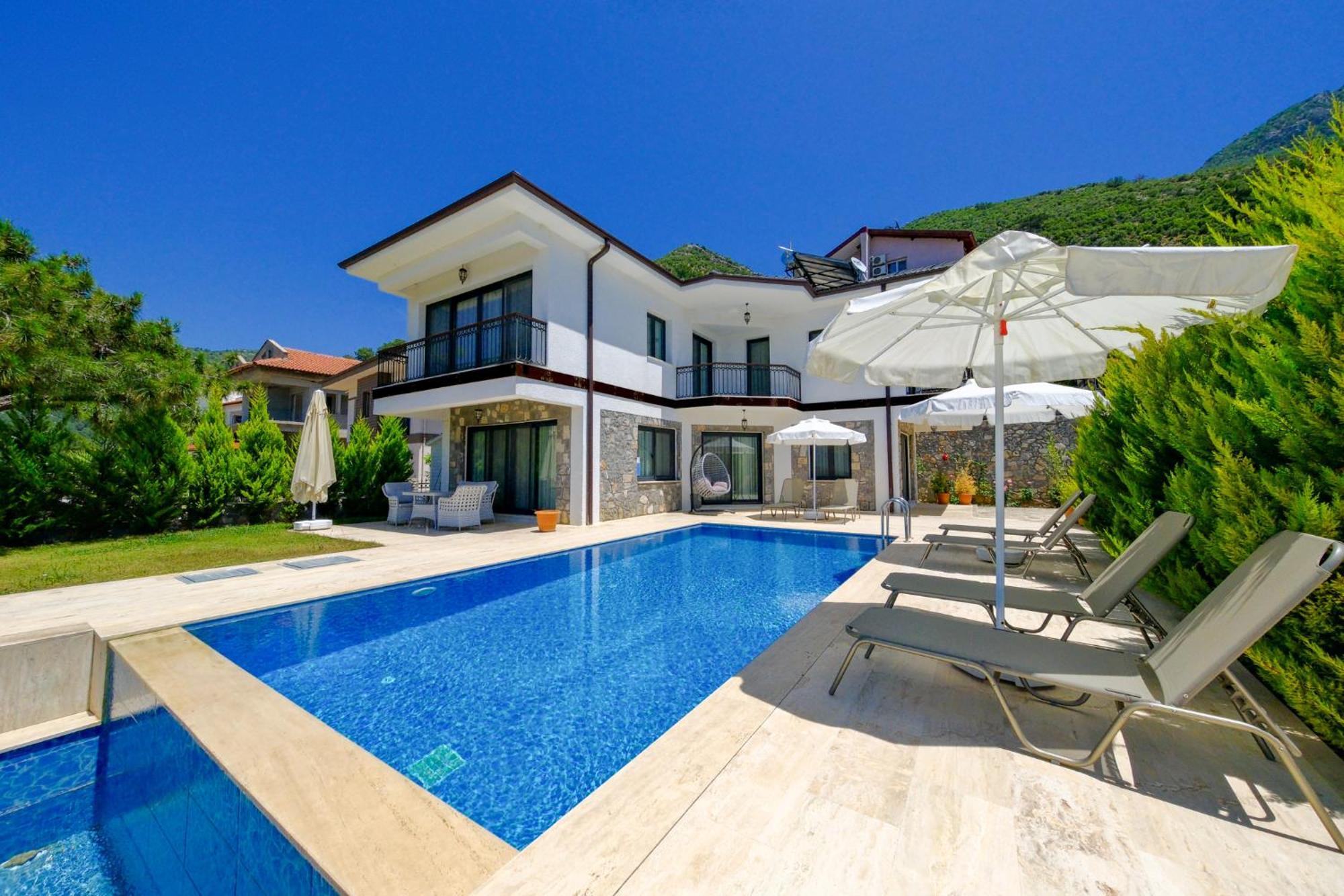Mediterranean Breeze Villa - Family-Friendly Luxury Villa - Fethiye By Sunworld Villas Ngoại thất bức ảnh
